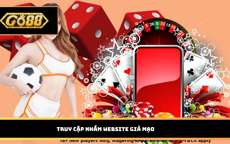 Truy cập nhầm website giả mạo